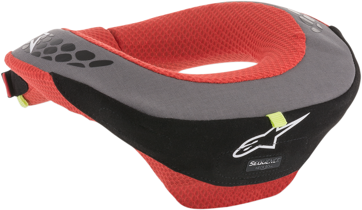 Детска протекторна яка ALPINESTARS Sequence Neck Roll BLACK/RED — снимка 2