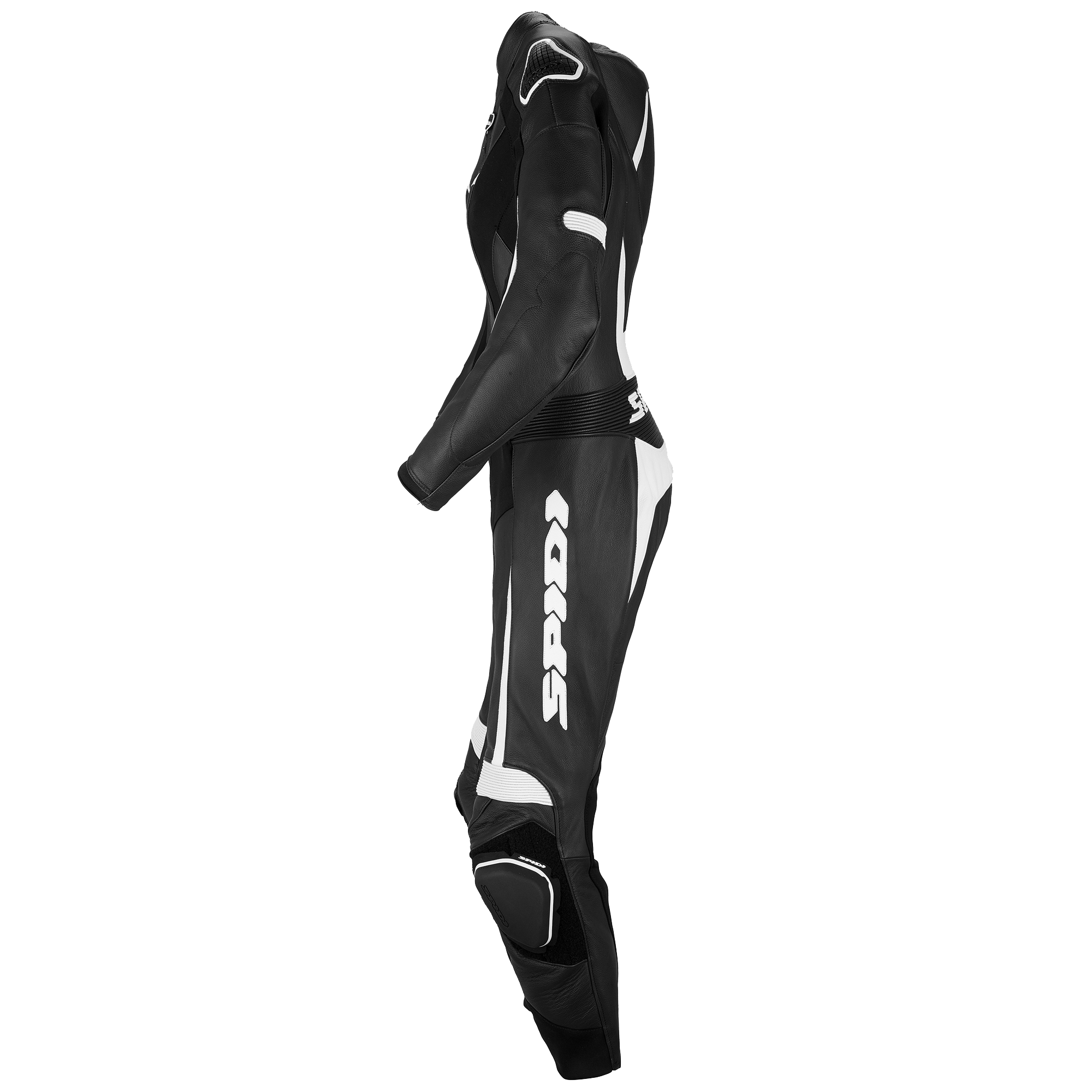 Дамски кожен мото екип SPIDI TRACK PERF PRO Black/White — снимка 4