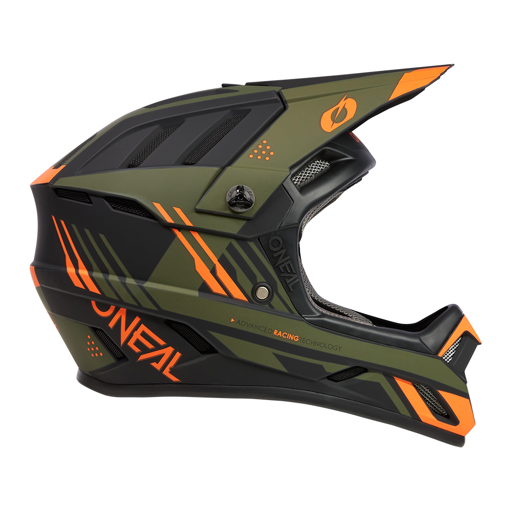Вело каска O'NEAL BACKFLIP STRIKE V.23 BLACK/ORANGE/OLIVE — снимка 5