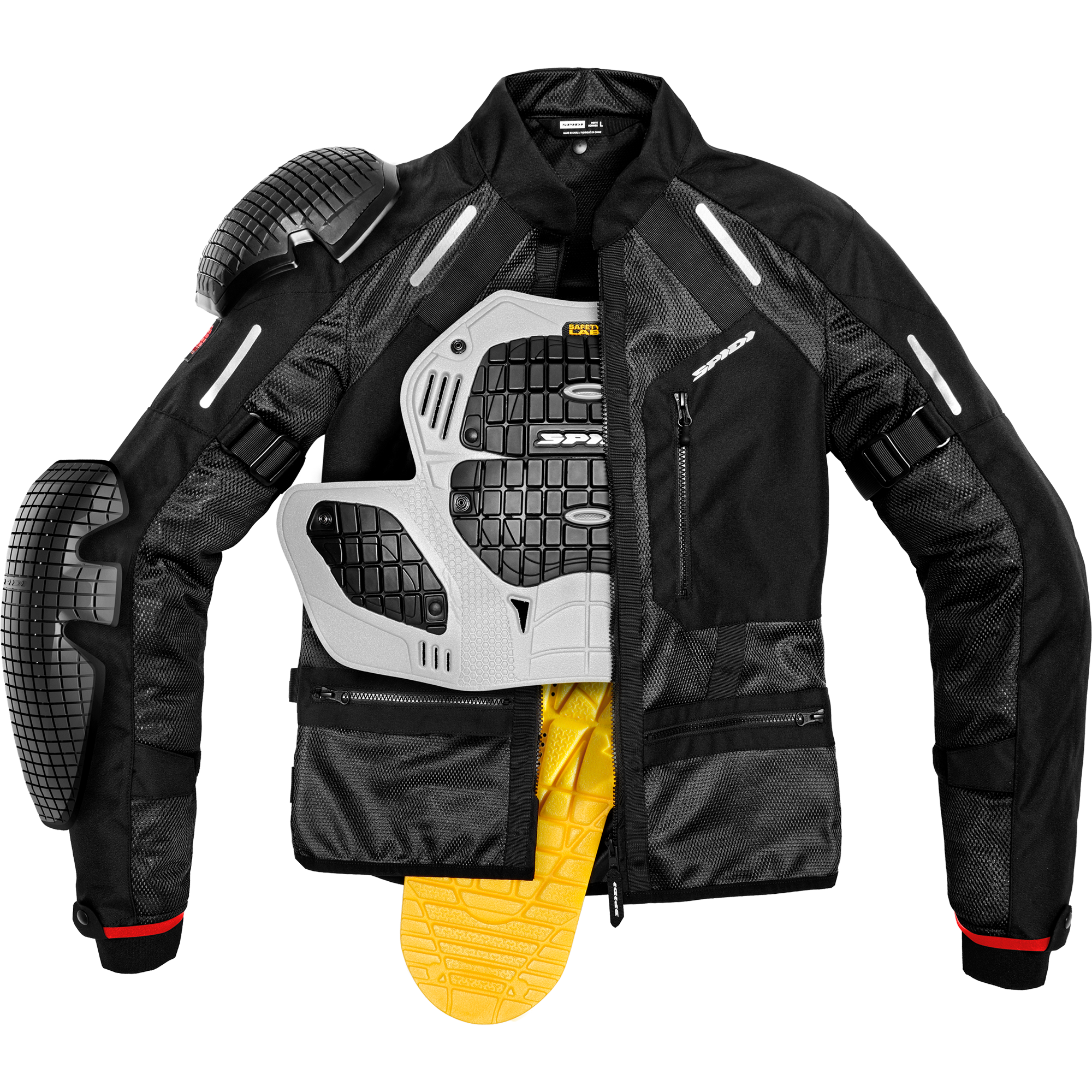 Текстилно мото яке SPIDI TECH ARMOR Black — снимка 2