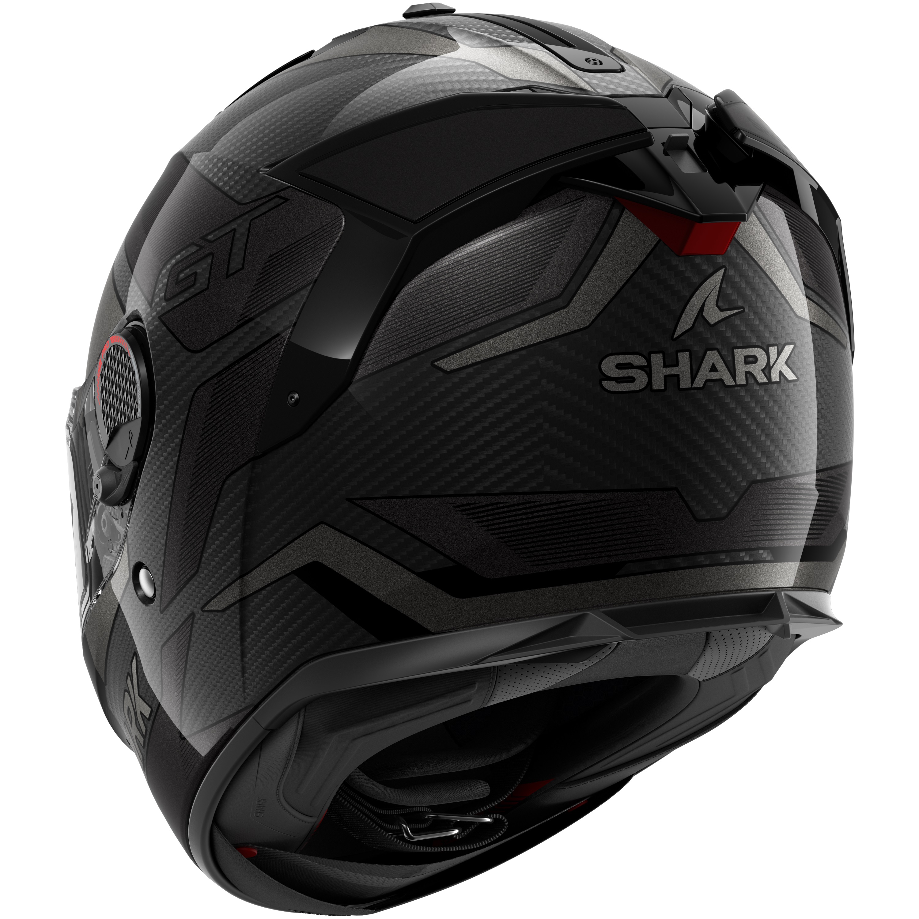 Каска SHARK SPARTAN GT PRO CARBON RITMO BLACK/GRAY GLOSS — снимка 2