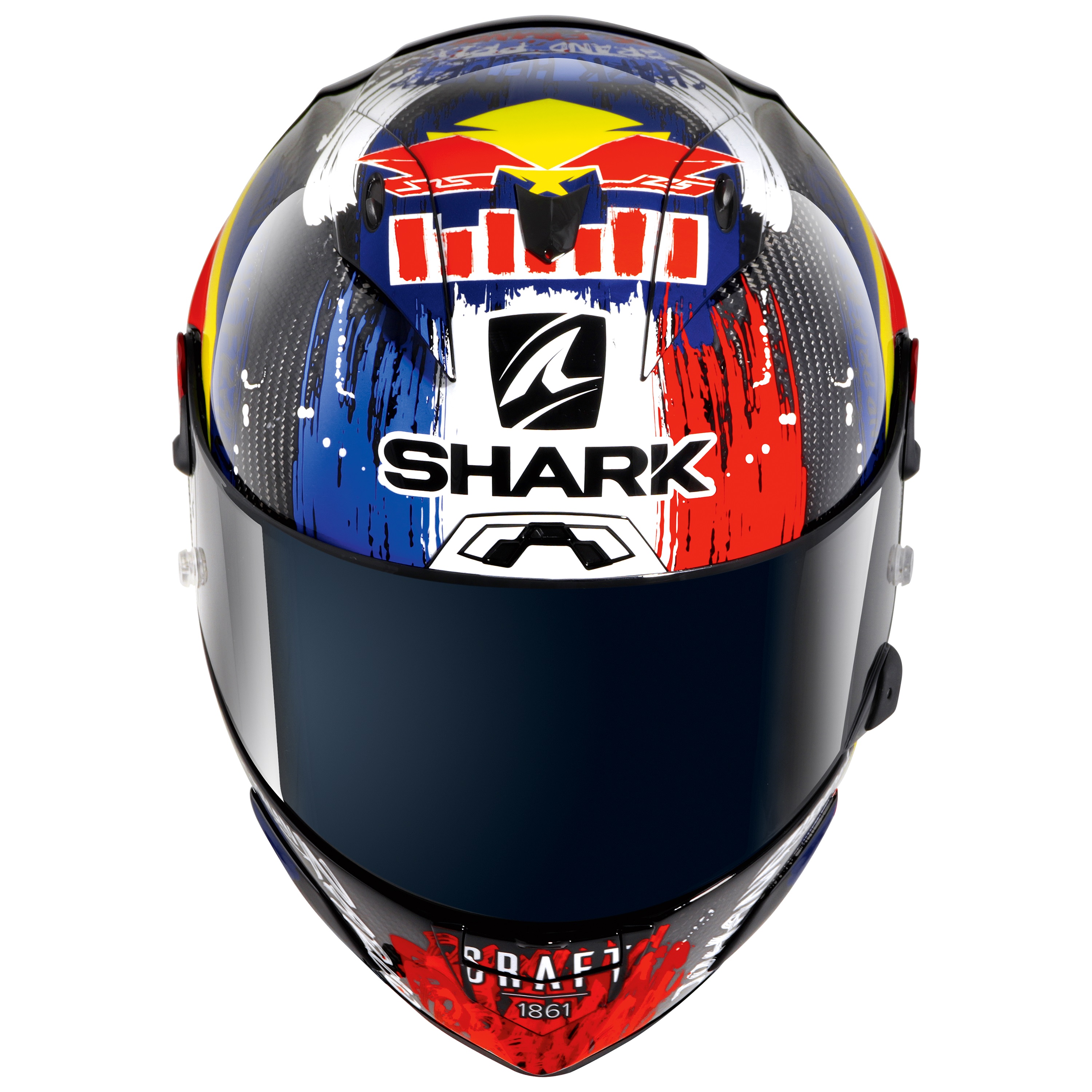 Каска SHARK RACE-R PRO GP REPLICA ZARCO CHAKRA — снимка 3
