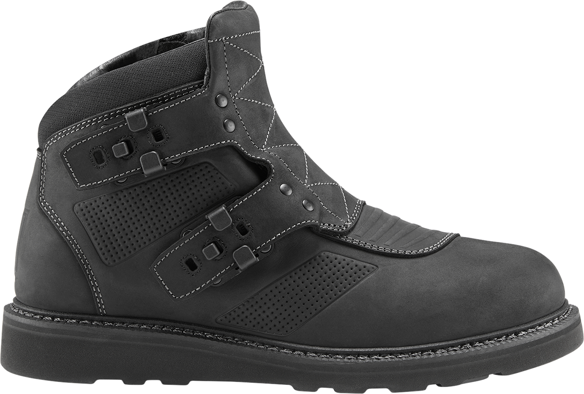 Мото боти ICON EL BAJO2 CE BLACK — снимка 2