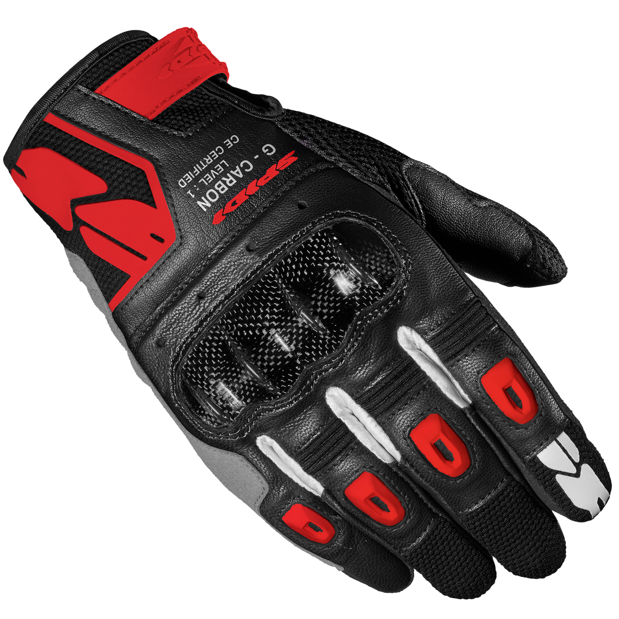 Мото ръкавици SPIDI G-CARBON Red