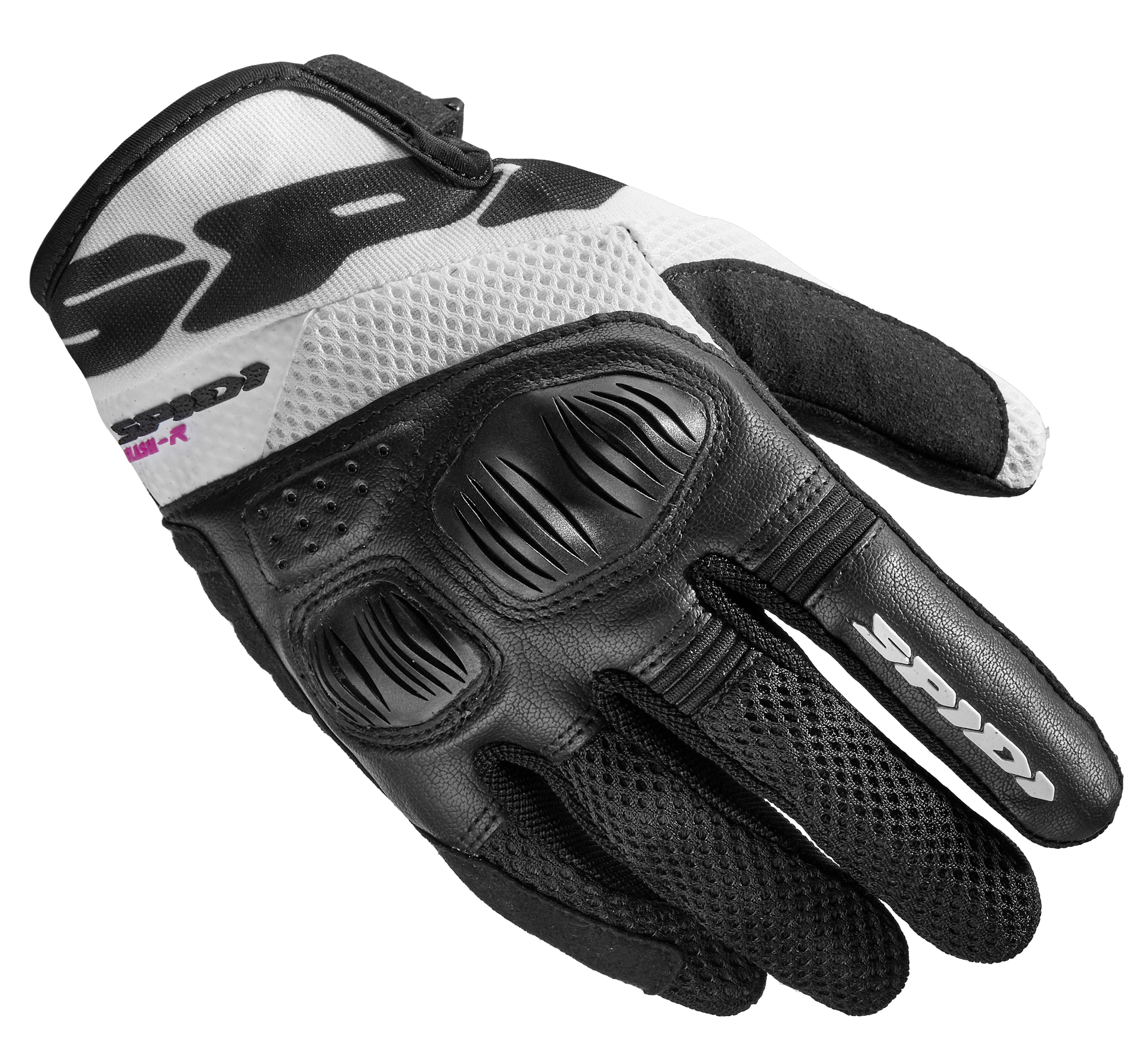 Дамски мото ръкавици SPIDI FLASH-R EVO Black/White 1