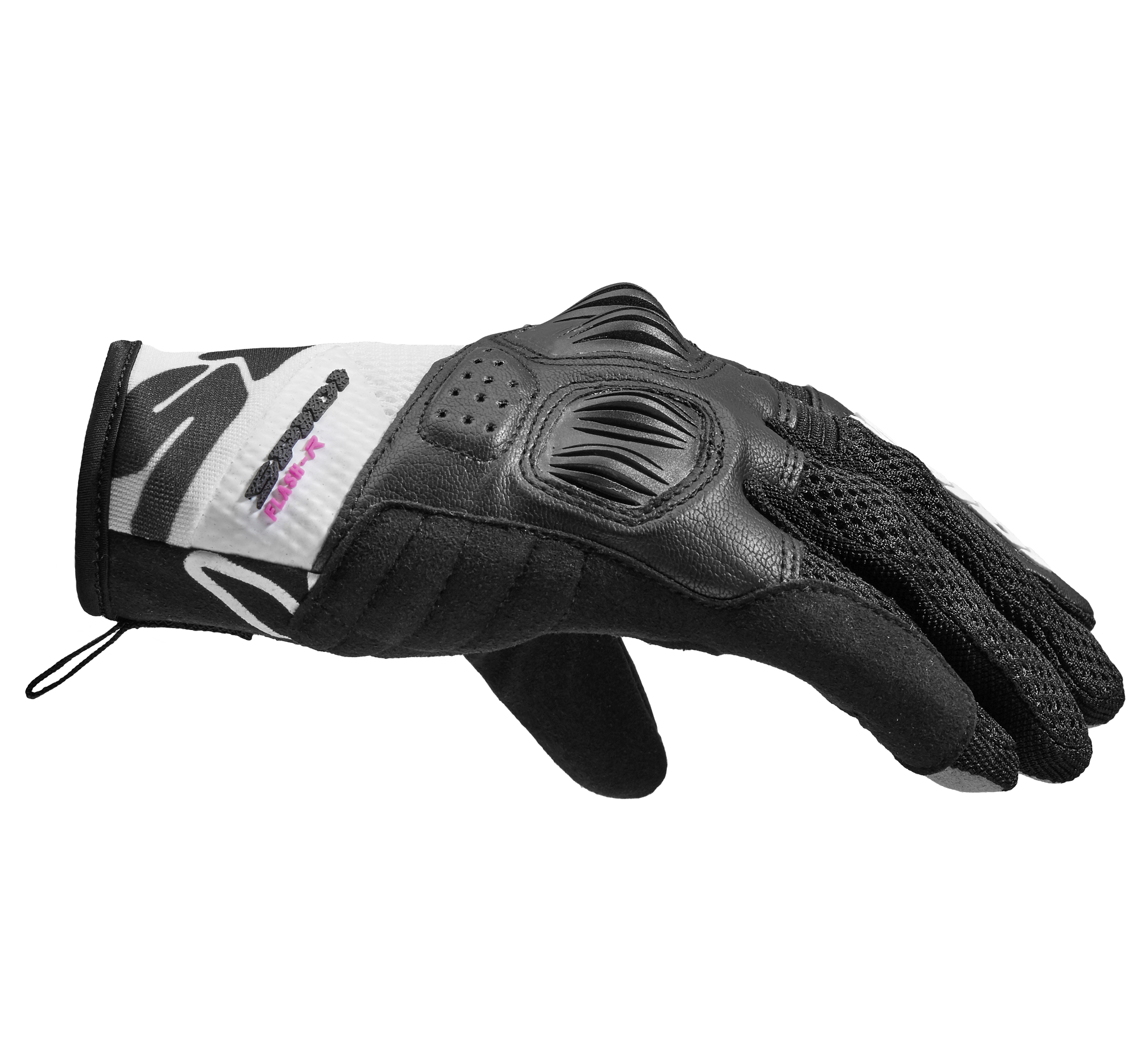 Дамски мото ръкавици SPIDI FLASH-R EVO Black/White — снимка 2