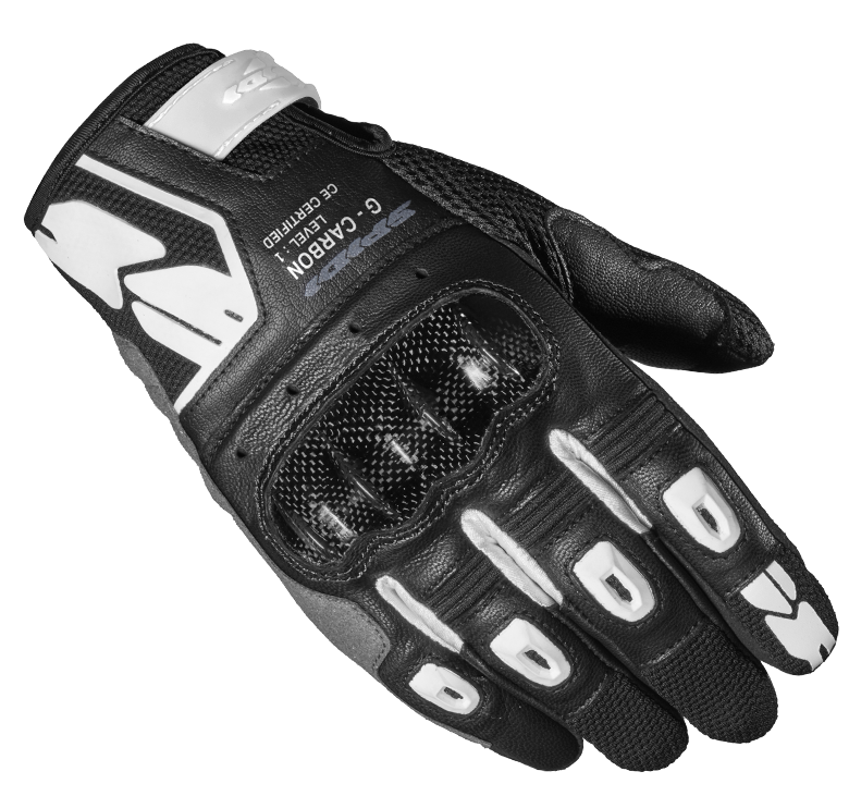 Дамски мото ръкавици SPIDI G-CARBON Black/White 1