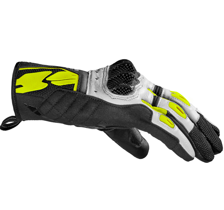 Дамски мото ръкавици SPIDI G-CARBON Yellow fluo — снимка 2