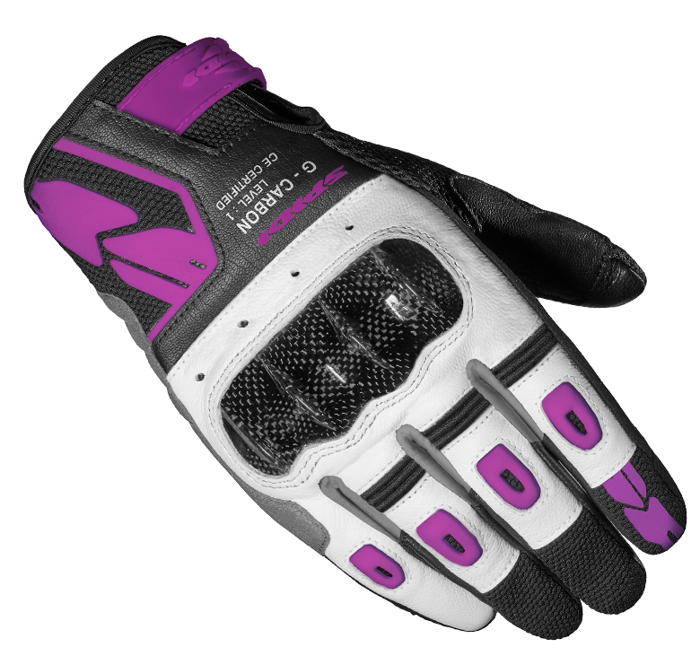 Дамски мото ръкавици SPIDI G-CARBON Black/Fuchsia 1