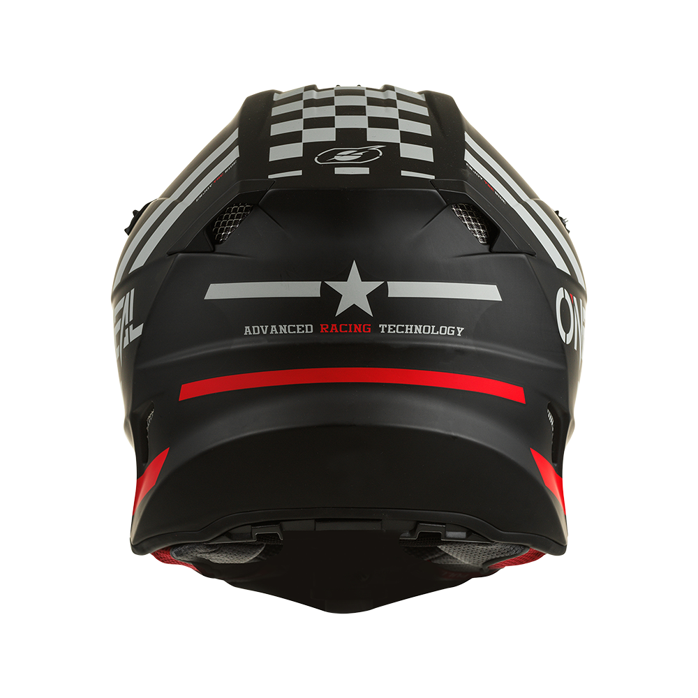 Мотокрос каска 5SERIES POLYACRYLITE SQUADRON V.22 BLACK/GRAY — снимка 2