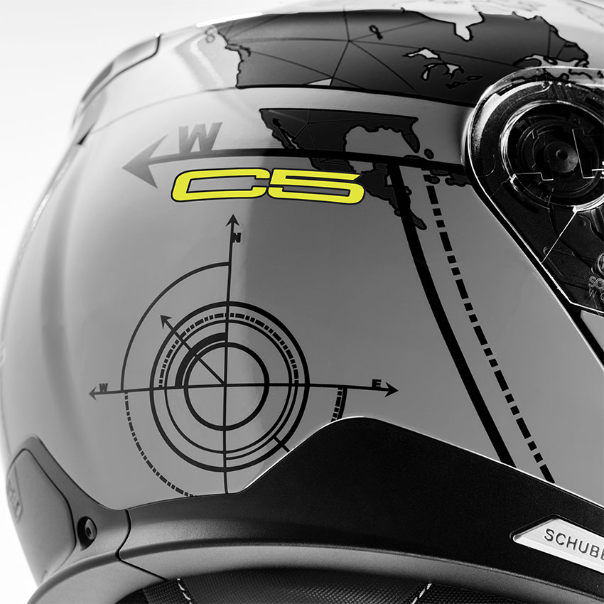 Каска SCHUBERTH C5 GLOBE GREY — снимка 3