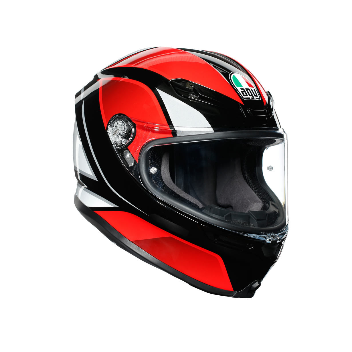 КАСКА K-6 S HYPHEN BLACK/RED/WHITE 1