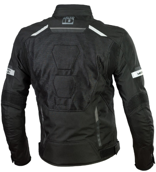 Текстилно мото яке MOTO ID VERTEX MESH BLACK_2