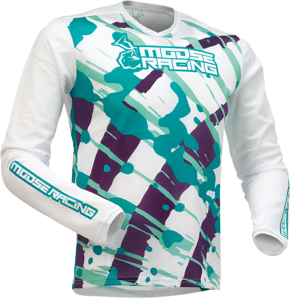 Детска блуза MOOSE RACING AGROID MESH TEAL/PURPLE