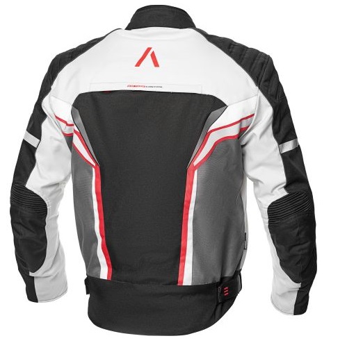 Текстилно мото яке ADRENALINE SOLA 2.0 BLACK/GREY/RED — снимка 2