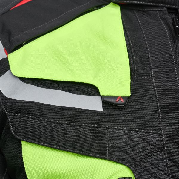 Текстилно мото яке ADRENALINE CAMELEON 2.0 BLACK/FLUO — снимка 2