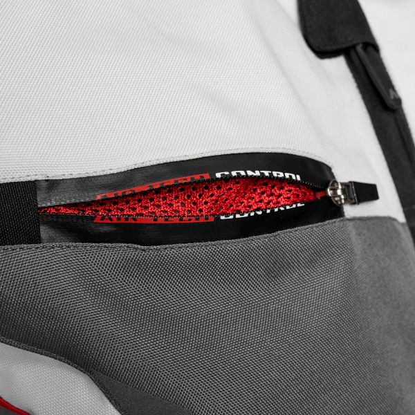 Текстилно мото яке ADRENALINE SOLA 2.0 BLACK/GREY/RED — снимка 3