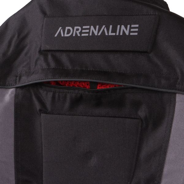 Текстилно мото яке ADRENALINE PYRAMID 2.0 BLACK/GREY/RED — снимка 3