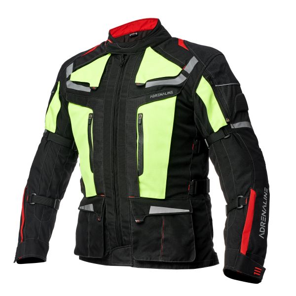 Текстилно мото яке ADRENALINE CAMELEON 2.0 BLACK/FLUO — снимка 4