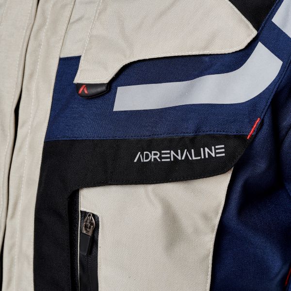 Текстилно мото яке ADRENALINE CAMELEON 2.0 BEIGE/NAVY — снимка 6
