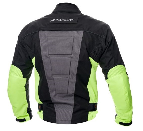 Текстилно мото яке ADRENALINE PYRAMID 2.0 BLACK/GREY/FLUO — снимка 5