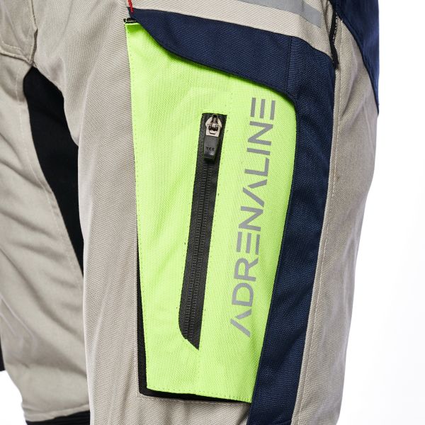 Текстилен мото панталон ADRENALINE CAMELEON 2.0 BEIGE/NAVY — снимка 3