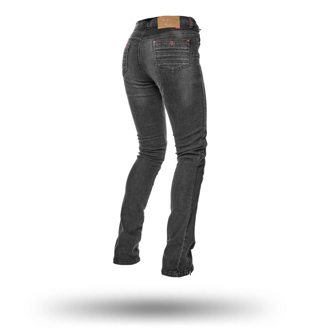 Дамски мото дънки ADRENALINE ROCK LADY BLACK — снимка 2