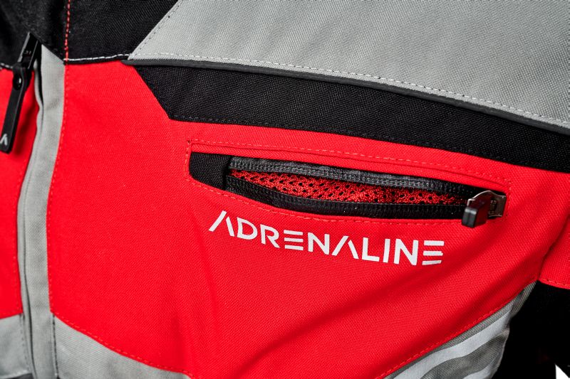 Текстилно мото яке ADRENALINE SCORPIO BLACK/RED/GRAY — снимка 4