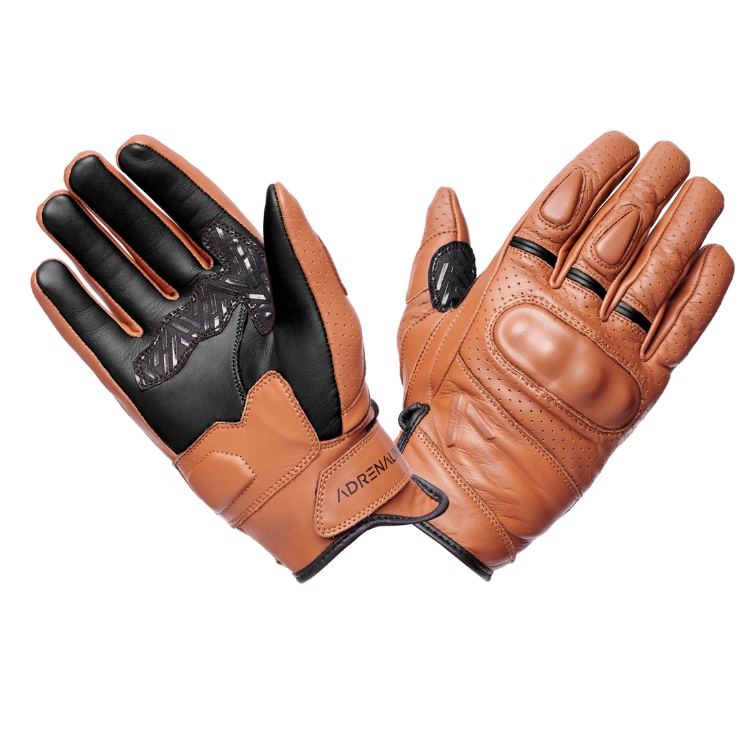 Кожени ръкавици ADRENALINE SCRAMBLER 2.0 BROWN