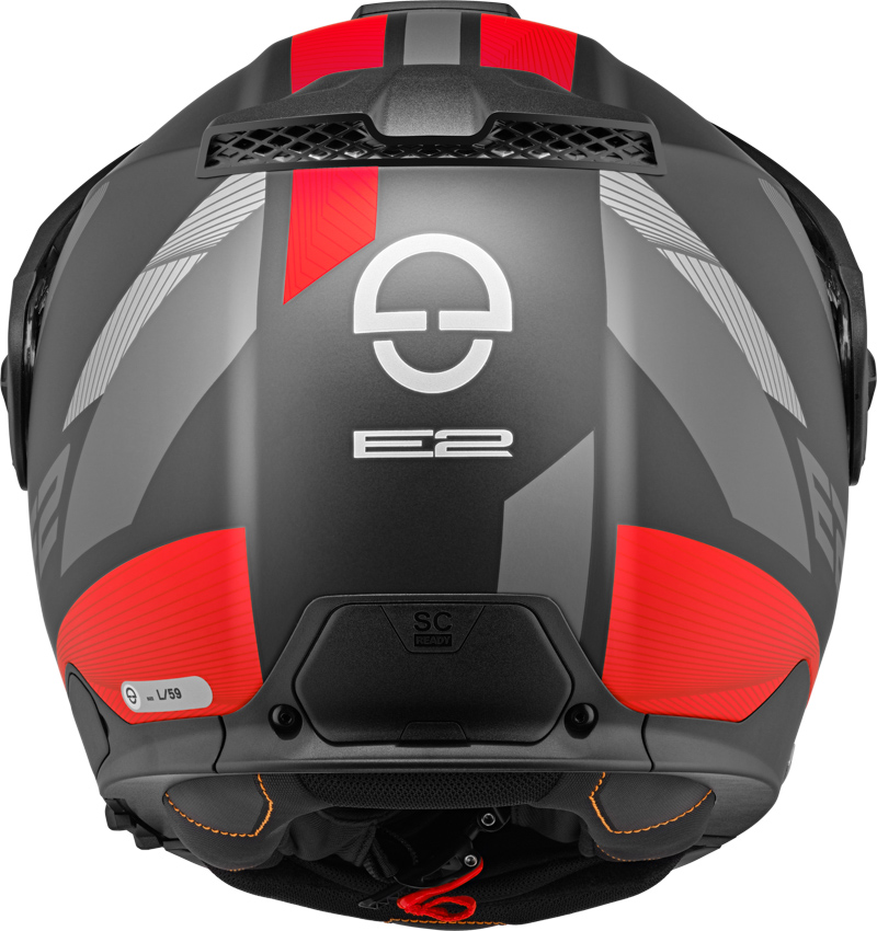 Каска SCHUBERTH E2 DEFENDER RED — снимка 2