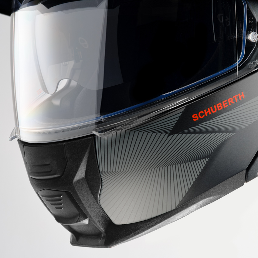 Каска SCHUBERTH E2 DEFENDER RED — снимка 3