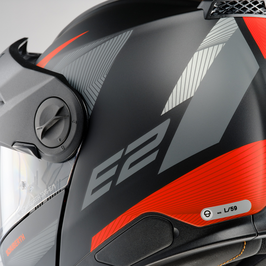 Каска SCHUBERTH E2 DEFENDER RED — снимка 4