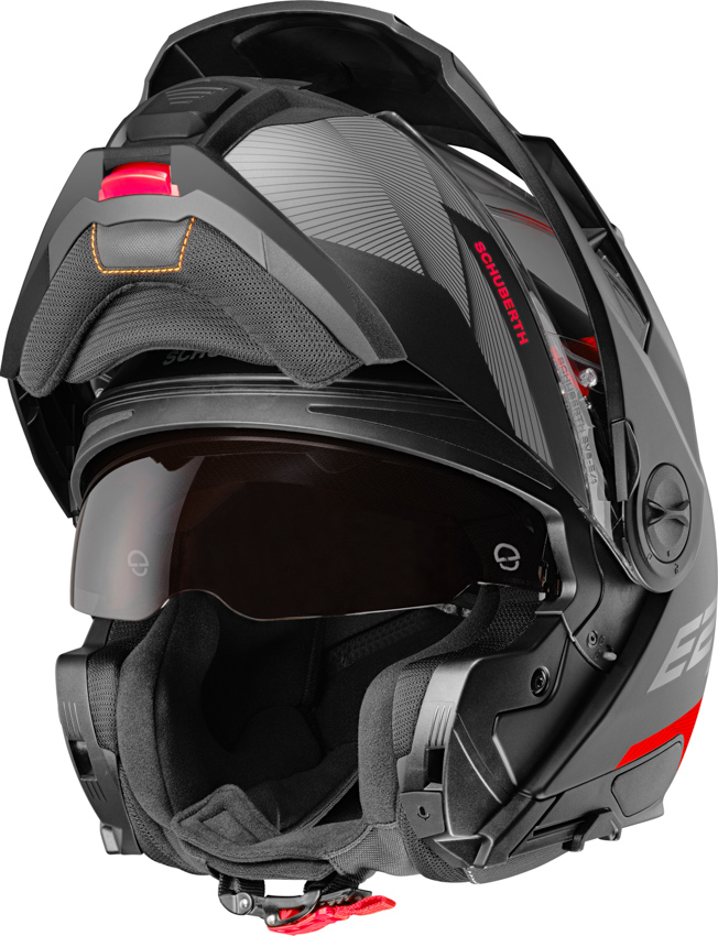 Каска SCHUBERTH E2 DEFENDER RED — снимка 6