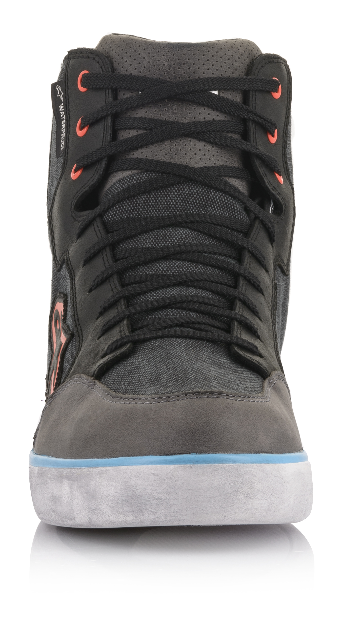 Мото кецове ALPINESTARS J-6 WP Canvas Riding BLACK/RED/BLUE — снимка 2