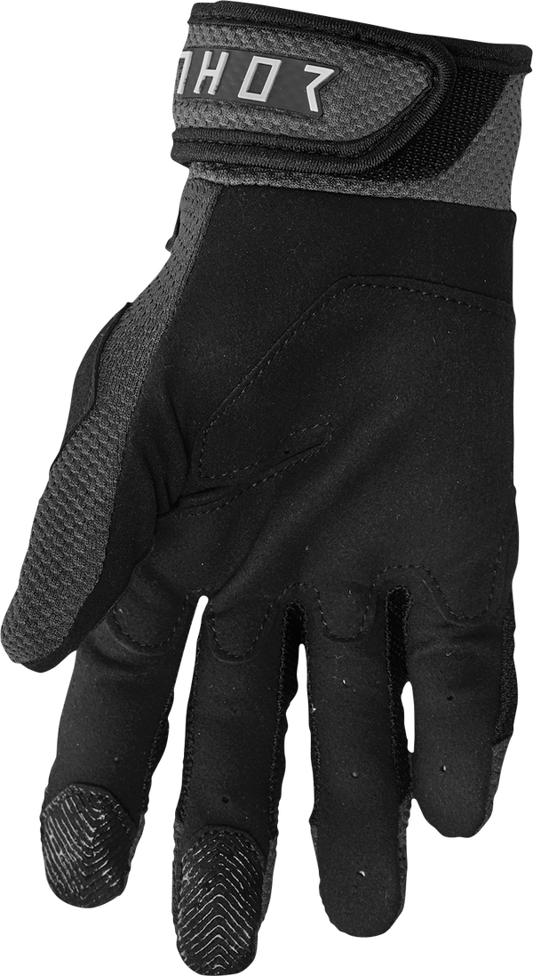 Мотокрос ръкавици THOR TERRAIN BLACK — снимка 2