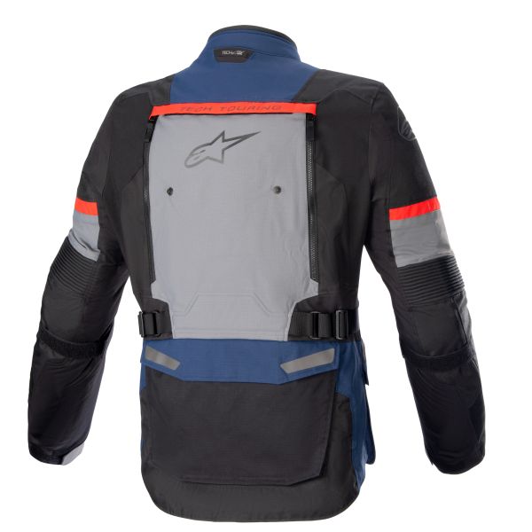 Текстилно мото яке ALPINESTARS Bogota Pro Drystar® BLACK/NAVY BLUE/RED — снимка 2