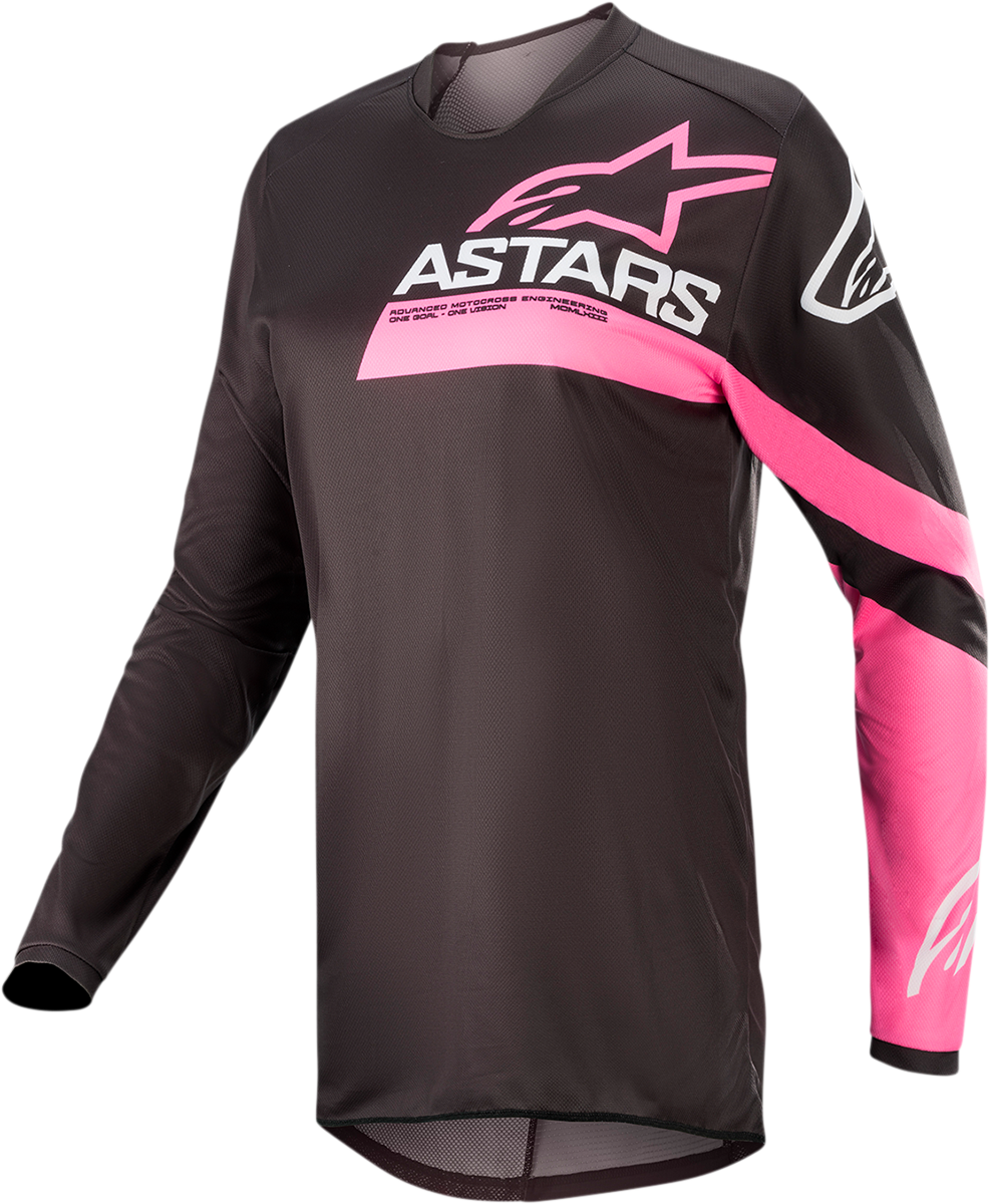 Дамско мотокрос джърси ALPINESTARS Stella Fluid Chaser S21 BLACK/PINK