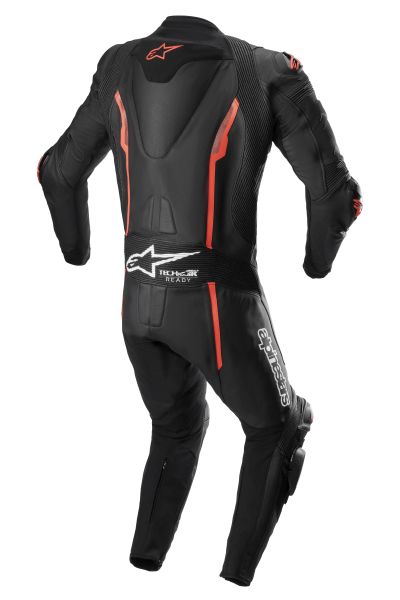 КОЖЕН ЕКИП ALPINESTARS Coveralls MISSILE V2 BLACK/FLUO RED 1PC — снимка 2