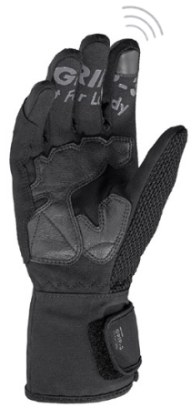 Текстилни мото ръкавици SPIDI GRIP 3 H2OUT Black — снимка 2