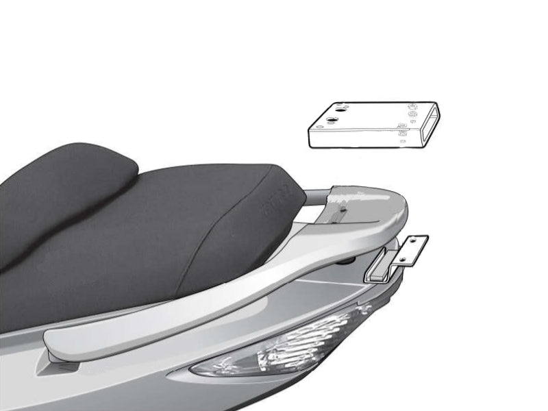 Монтажен комплект за куфари SHAD TOP MASTER KYMCO XCITING 500 R/ABS 05-12