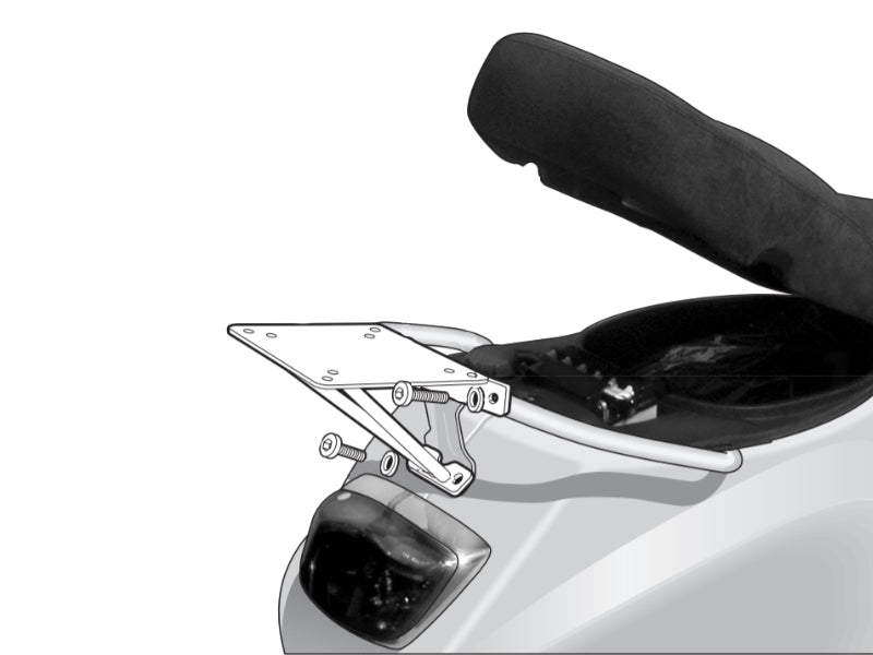 Монтажен комплект за куфари SHAD TOP MASTER PIAGGIO LX50/125 05-08