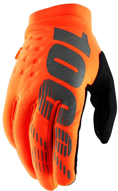 Мотокрос ръкавици 100% BRISKER ORANGE/BLACK