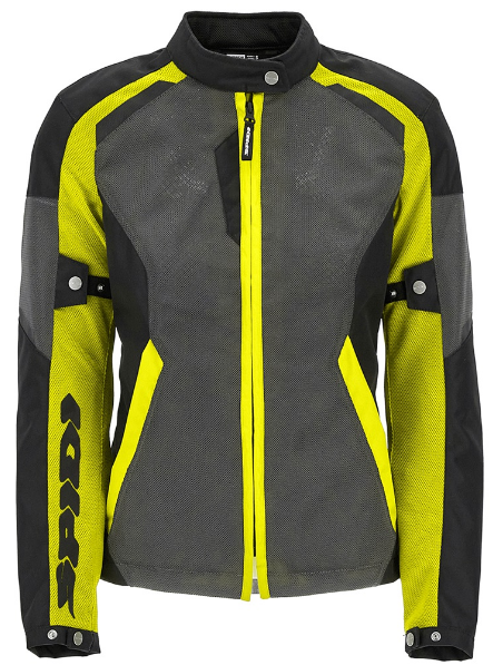 Дамско текстилно мото яке SPIDI TEK NET Yellow fluo 1