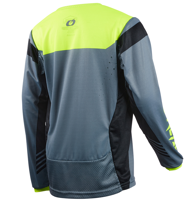 Детско вело джърси O'NEAL ELEMENT HYBRID V.22 GRAY/NEON YELLOW — снимка 2
