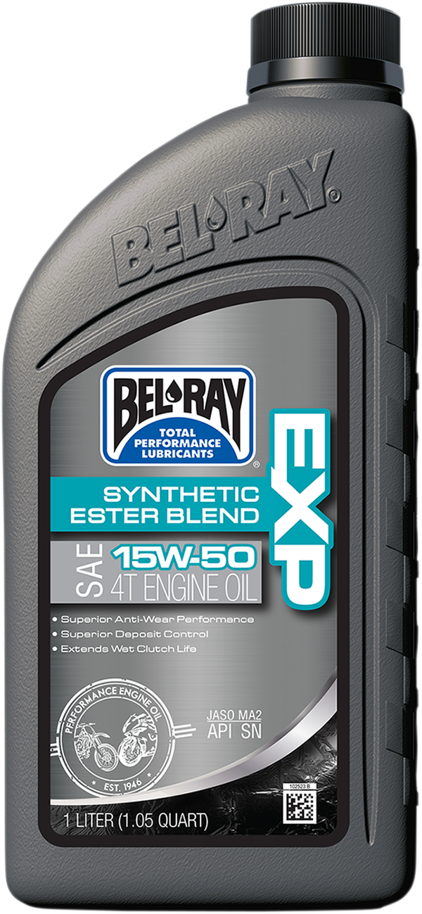 Масло BEL-RAY EXP Synthetic Ester Blend 4T 15W-50 1L