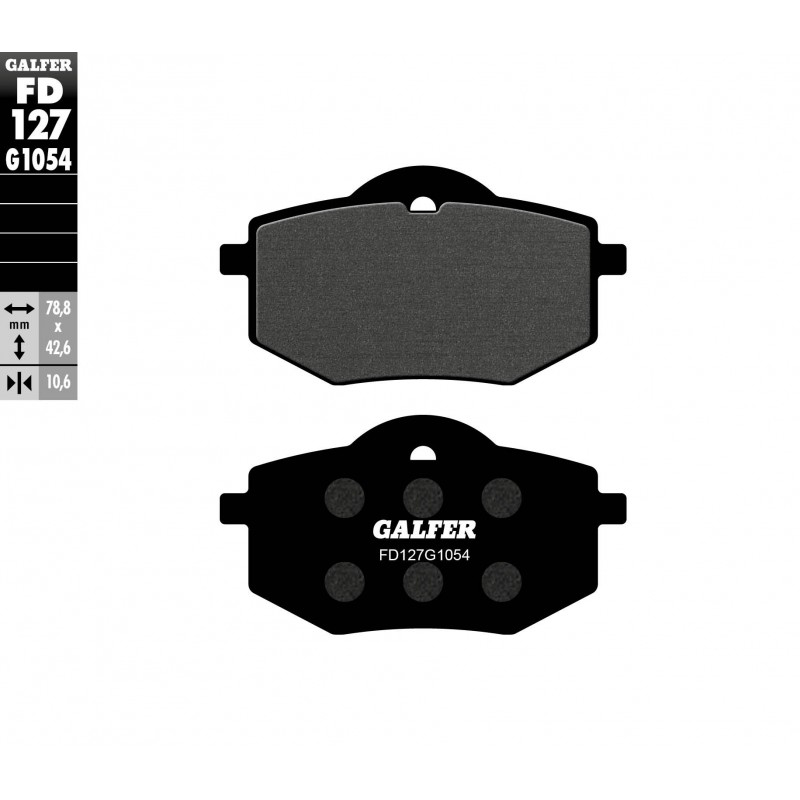 Предни/Задни мото накладки Galfer SEMI METAL FD127G1054