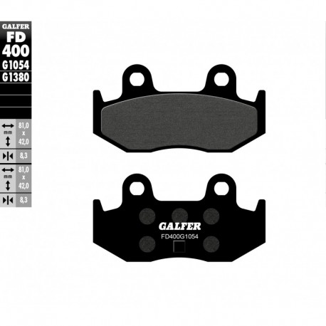 Задни мото накладки Galfer SEMI METAL FD400G1054 1