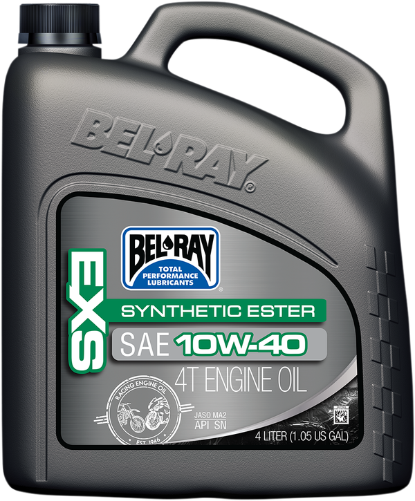 Масло BEL-RAY EXS Synthetic Ester 4T 10W-40 4L