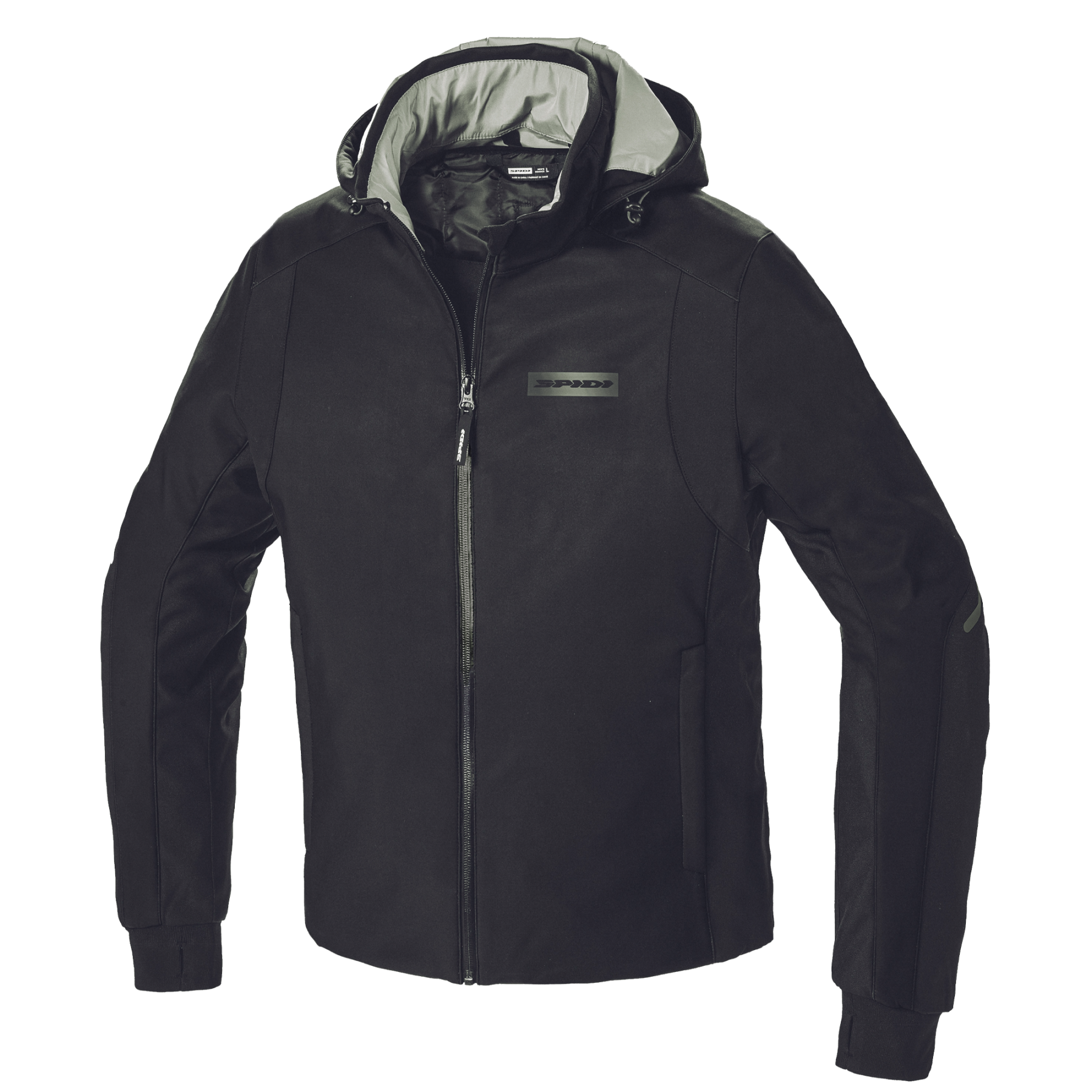 Текстилно мото яке SPIDI Hoodie Armor H2Out Black 