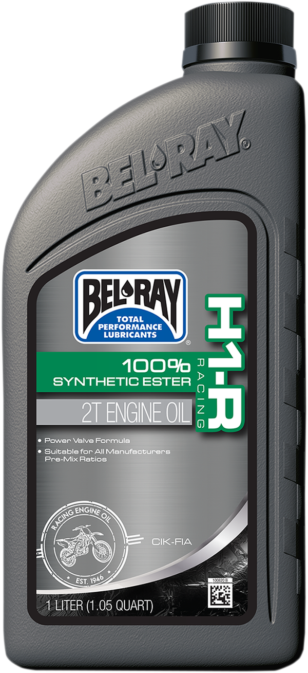 Масло BEL-RAY H1-R Racing 100% Synthetic Ester 2T - 1 Литър